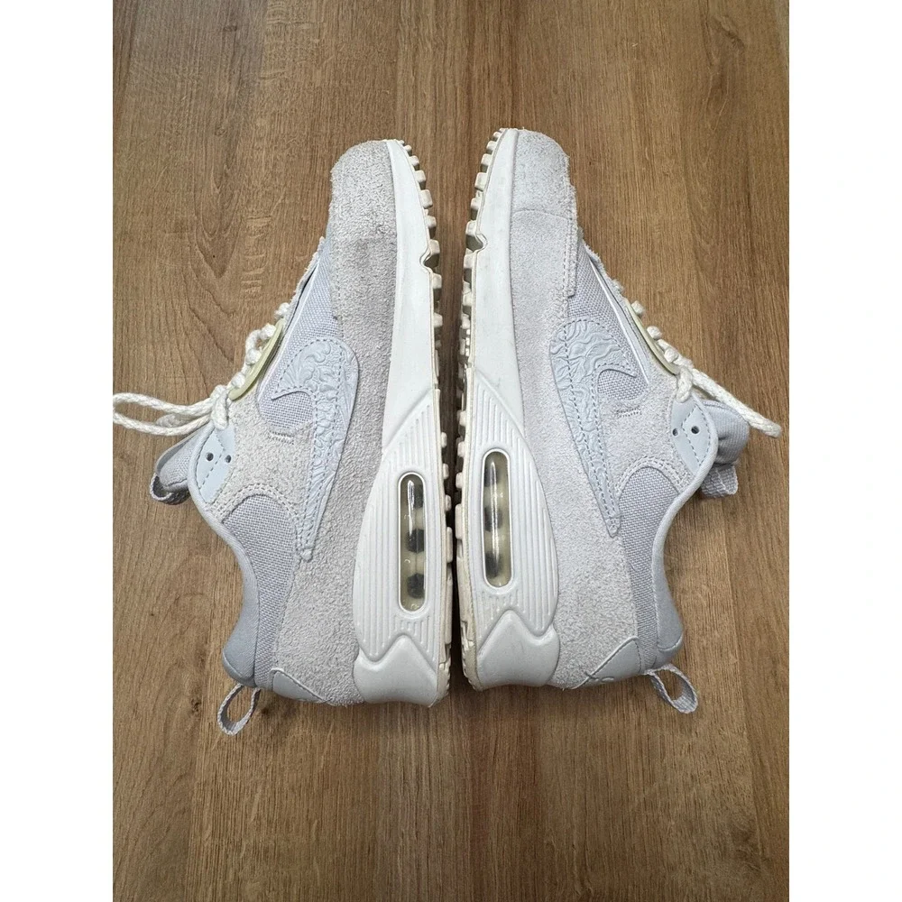 Nike Air Max 90 Futura Needlework Womens 9 Sail Sneakers FJ4558-025